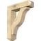 Ekena Millwork Funston Craftsman Rough Sawn Bracket w/ Offset Brace, Douglas Fir, 6"W x 22"D x 26"H BKT0604X22X26FST04RDF - alternate 1